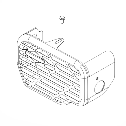 596014 Briggs and Stratton Muffler Guard