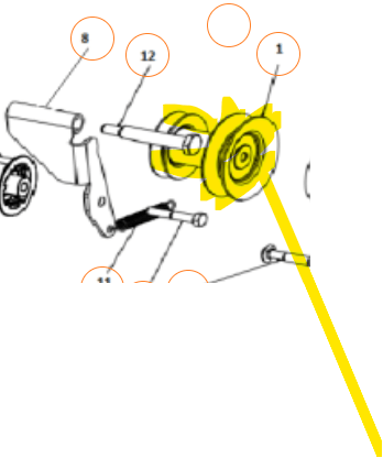 598816001 Craftsman Husqvarna 5L Snowblower Drive Pulley