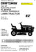 944.608261 Manual for a Craftsman 42" 15.5HP Lawn Tractor