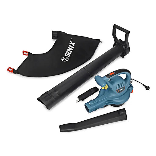 BLVE12-M Senix 12 Amp Corded Electric 3-in-1 Leaf Blower, Vacuum and Mulcher