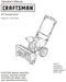 C459-52093 Manual for Craftsman 22" Snow Thrower  drmower.ca