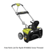 RY40802 Ryobi 40 Volt Snowblower 10770002 Rev 2 Parts List - See Recall Notice