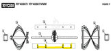 663095002 Ryobi Snowblower Shear Bolt Single CURRENTLY ON BACKORDER