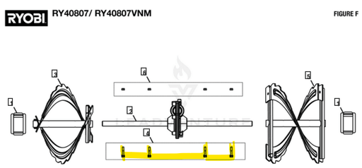 663095002 Ryobi Snowblower Shear Bolt Single CURRENTLY ON BACKORDER