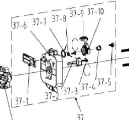 199999001395 Senix Air Filter Block Assembly