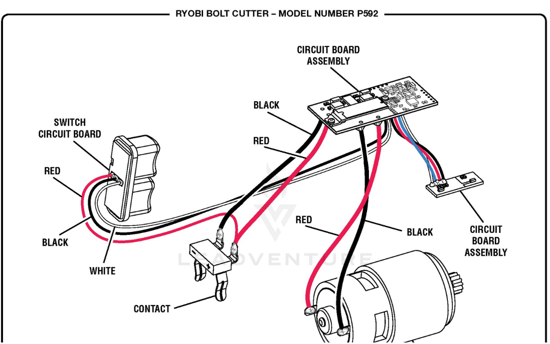 TTI206745001 Ryobi Circuit Board Assembly