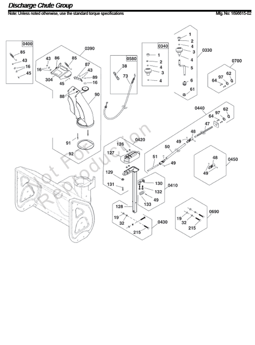 C950-52544-2 Craftsman Snowblower Parts List