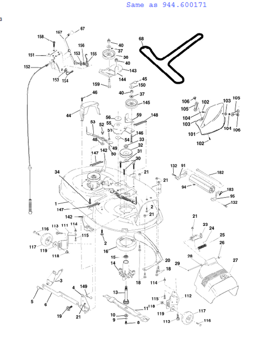 944.600171 Manual for Craftsman 24" Lawn Tractor