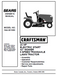 944.601080 Manual for Craftsman 20.0 HP 42" Lawn Tractor