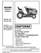 944.601430 Manual for Craftsman 21 HP 42" Lawn Tractor