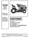 944.604230 Manual for Craftsman 19.0 HP 42" Lawn Tractor