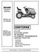 944.606092 Manual for Craftsman 27.0 HP 54" Garden Tractor