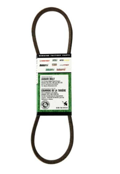 754-0101A MTD Snowblower Auger Drive Belt 754-0101A