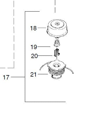 952701723 Poulan Trimmer Head Assembly- NO LONGER AVAILABLE