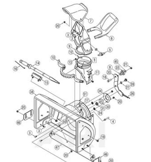 C459-52923 Craftsman Snowblower Parts List 31AM32AD599