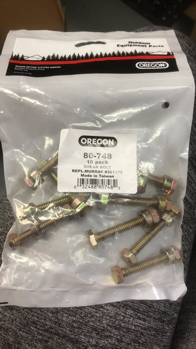 80-748 Oregon SHEAR BOLT Replaces Noma 301172