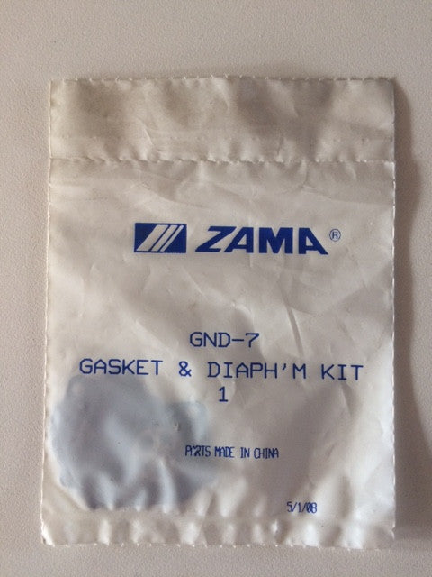 GND-8 Zama GASKET & DIAPHRAGM KIT