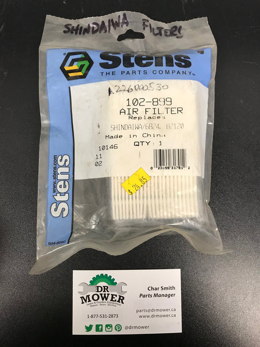 STENS 102-899 AIR FILTER REPLACES ECHO A226000530