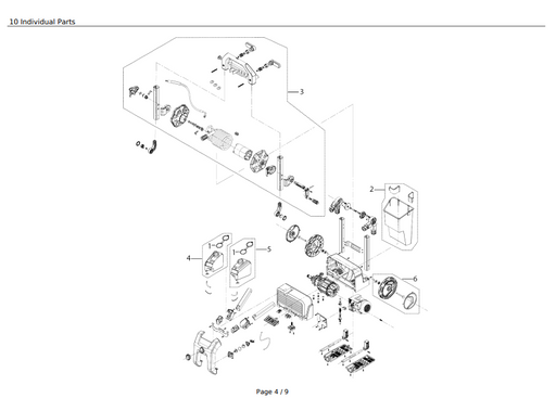 K2000 Parts List for Karcher 1.106-112.0