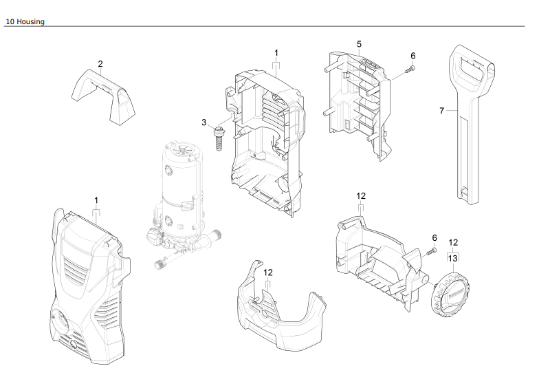 K2 Telescopic Parts list for Karcher 1.602-315.0