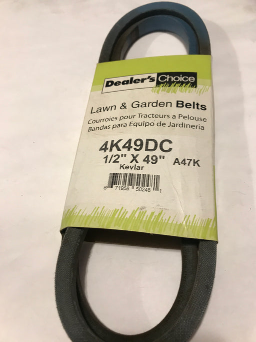 4K49DC Dealer's Choice Belt 1/2 x 49"