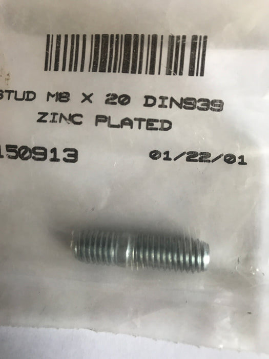 0150913 Wacker Neuson Stud M8x20 5000150913 - LIMITED AVAILABILITY